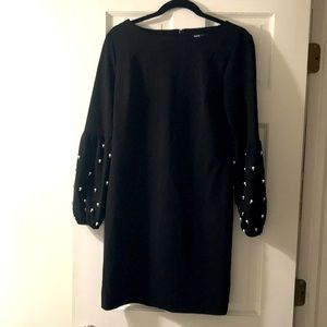 Karl Lagerfeld dress with pearl beading on sleeves